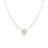 DIAMONDS BY THE INCH SINGLE BEZEL NECKLACE