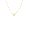 TINY TREASURES SINGLE DIAMOND BEZEL NECKLACE