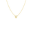 TINY TREASURES SINGLE DIAMOND BEZEL NECKLACE