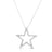 Star Outline Necklace | Pavé Diamond