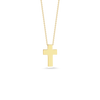 TINY TREASURES HIGH POLISHED CROSS NECKLACE