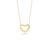 TINY TREASURES HEART OUTLINE NECKLACE