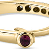 Roberto Coin Diamond Classic Huggy Hoop Earrings in 18K Yellow Gold – Pavé Diamond (close-up)