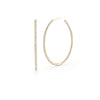 XX-LARGE INSIDE OUTSIDE OPEN THE PERFECT DIAMOND HOOP® EARRINGS