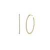 EXTRA LARGE INSIDE OUTSIDE OPEN THE PERFECT DIAMOND HOOP® EARRINGS