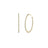 EXTRA LARGE INSIDE OUTSIDE OPEN THE PERFECT DIAMOND HOOP® EARRINGS