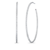 XXLARGE INSIDE OUTSIDE OPEN THE PERFECT DIAMOND HOOP® EARRINGS