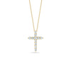 TINY TREASURE DIAMOND CROSS NECKLACE