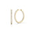 THE PERFECT DIAMOND HOOP® SMALL INSIDE OUTSIDE EARRINGS