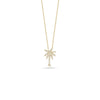 TINY TREASURES SMALL DIAMOND PALM TREE NECKLACE
