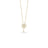 TINY TREASURES SMALL DIAMOND PALM TREE NECKLACE