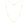 DIAMONDS BY THE INCH 5 STATION NECKLACE