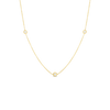 DIAMONDS BY THE INCH 3 STATION NECKLACE