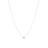 The DIAMONDS BY THE INCH SINGLE STATION NECKLACE by Roberto Coin features a diamond-accented pendant on an 18K gold chain, highlighting exquisite Italian craftsmanship.