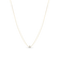 The DIAMONDS BY THE INCH SINGLE STATION NECKLACE by Roberto Coin features a diamond-accented pendant on an 18K gold chain, highlighting exquisite Italian craftsmanship.