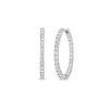 THE PERFECT DIAMOND HOOP® INSIDE OUTSIDE EARRINGS