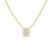 DIAMONDS BY THE INCH BEZEL SET SOLITAIRE NECKLACE