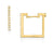 CLASSIC DIAMOND SQUARE EARRINGS