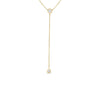 DIAMONDS BY THE INCH DANGLE BEZEL NECKLACE