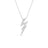 TINY TREASURES DIAMOND LIGHTNING BOLT NECKLACE