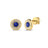 TINY TREASURES DIAMOND AND GEMSTONE STUD EARRINGS