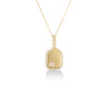 The TINY TREASURES DIAMOND PICKLEBALL RACKET AND BALL NECKLACE by Roberto Coin features 18K gold with a sparkling diamond cluster, making it the perfect elegant piece for pickleball lovers.