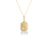 The TINY TREASURES DIAMOND PICKLEBALL RACKET AND BALL NECKLACE by Roberto Coin features 18K gold with a sparkling diamond cluster, making it the perfect elegant piece for pickleball lovers.