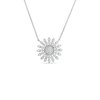 TINY TREASURES DIAMOND SUNBURST NECKLACE