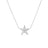 TINY TREASURES DIAMOND 5 POINT STAR NECKLACE