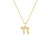 TINY TREASURES DIAMOND CHAI SYMBOL NECKLACE