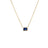 Emerald Cut Necklace | Gemstone