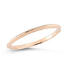 The Roberto Coin DESIGNER GOLD KNIFED EDGE BANGLE features a sleek, polished finish and minimalist design, perfect for elevated style. Displayed against a white background.