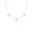 DIAMONDS BY THE INCH DANGLING THREE STATION NECKLACE