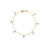 DIAMONDS BY THE INCH DANGLING 7 STATION BRACELET