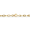 Roberto Coin Designer Gold Almond Link Chain Necklace in 18K Yellow Gold, 17 IN (clasp detail)