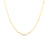 DESIGNER GOLD LONG THIN PAPERCLIP LINK 33 INCH CHAIN