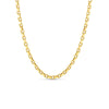 DESIGNER GOLD SQUARE LINK 22 INCH NECKLACE