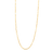 DESIGNER GOLD ALTERNATING POLISHED AND FLUTED PAPERCLIP LINK 31 INCH CHAIN
