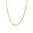 DESIGNER GOLD HEAVY GAUGE PAPERCLIP LINK 17 INCH CHAIN