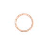 The POIS MOI BAND RING by Roberto Coin is a minimalist circular 18K gold band featuring evenly spaced round studs around its outer edge, displayed against a plain white background.