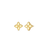 PRINCESS FLOWER SMALL STUD EARRINGS