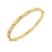 Symphony Bangle | Diamond, Gemstone, Satin Finish