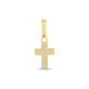 PRINCESS DIAMOND CROSS CHARM