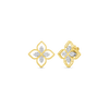 PRINCIPESSA LARGE DIAMOND FLOWER EARRINGS