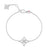 PRINCESS FLOWER CLASSIC OPEN FRAME DIAMOND BRACELET