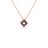 PALAZZO DUCALE BLACK AND WHITE DIAMOND SMALL PENDANT NECKLACE