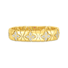 ROYAL PRINCESS FLOWER WIDE DIAMOND BRACELET