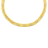 ROYAL PRINCESS FLOWER SATIN FINISH AND DIAMOND NARROW COLLAR NECKLACE