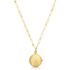 VENETIAN PRINCESS DIAMOND & SATIN FINISH LOCKET NECKLACE