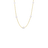 DESIGNER GOLD PEARL BEAD STATION NECKLACE